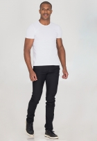 Calça De Sarja Masculina Slim Jeans Color Com Elastano