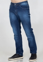 Calça Jeans Slim Masculina Com Elastano Casual Básica