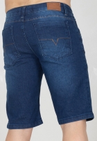 Bermuda Jeans Masculina Slim Casual Com Bolsos Básica