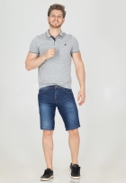 Bermuda Slim Zune Jeans Masculina Com Elastano Premium