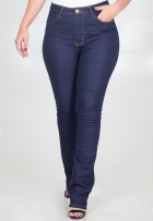 Calça Jeans Boot Cut Feminina Cós Alto Elastano Premium