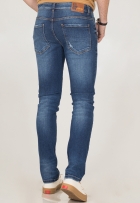 Calça Jeans Slim Masculina Com Desfiado Bolso Casual Premium