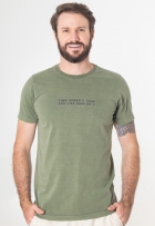 Camiseta Masculina Algodão Stone Minimalista Malha Penteada