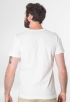 Camiseta Algodão Masculina Nature Malha Penteada Manga Curta