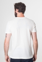 Camiseta Masculina Henley Básica Jacquard Casual Premium
