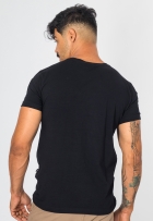 Camiseta Masculina Algodão Com Elastano Silk Minimalista