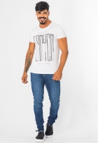 Camiseta Masculina Viscolycra Premium Estampa Com Aplicação