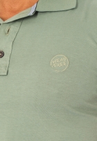 Camiseta Gola Polo Masculina Algodão Lisa Manga Curta Punho
