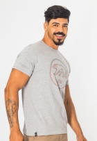 Camiseta Algodão Masculina Com Estampa Urso Manga Curta