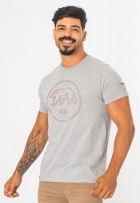 Camiseta Algodão Masculina Com Estampa Urso Manga Curta