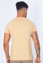 Camiseta Masculina Minimalista Gola Redonda Manga Curta