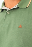 Camisa Golo Polo Masculina Algodão Com Mini Logo Lisa Casual