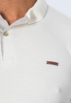 Camisa Polo Masculina Algodão Com Elastano Texturizada Palha